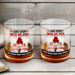I Love You For Who You Are But That Sure Is A Bonus - Personalized Whiskey Glass