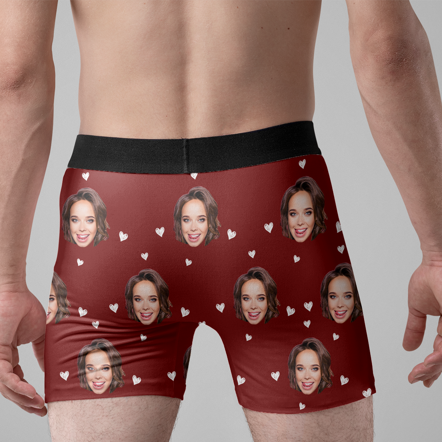 I Love You For Who You Are But That Sure Is A Bonus - Personalized Photo Men's Boxer Briefs