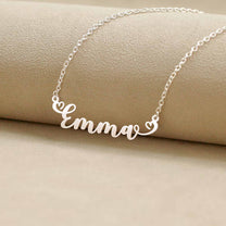 I Love You Forever And Always - Custom Name Necklace