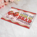 I Love You From Head Tomatoes - Personalized Glass Cutting Board
