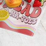 I Love You From Head Tomatoes - Personalized Glass Cutting Board
