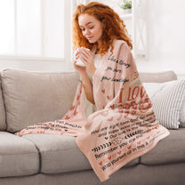 I Love You Mom & This Is Your Reminder - Personalized Photo Blanket