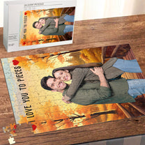 I Love You To Pieces - Personalized Photo Jigsaw Puzzle