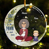 I Love You To The Moon And Back - Personalized Acrylic Ornament