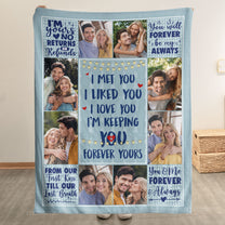 I Love You Forever & Always - Personalized Photo Blanket