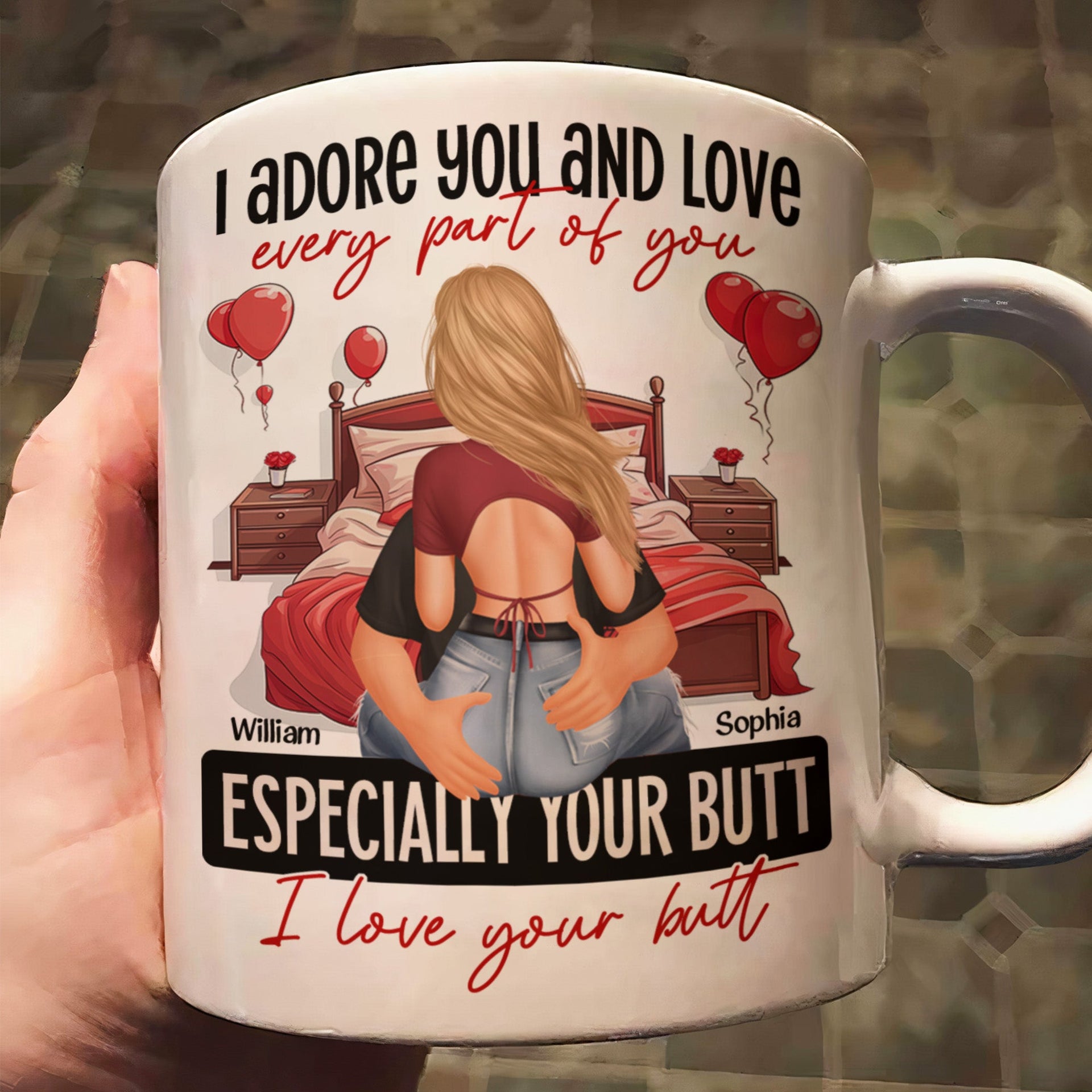 Personalised His And Hers Mugs By Sophia Victoria Joy