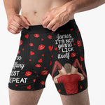 It’s Not Gonna Lick Itself - To Do List Spicy Gift For Him, Husband - Personalized Men's Boxer Briefs
