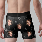 I Love Your Face Especially When It's Between My Legs - For Him - Personalized Men's Boxer Briefs