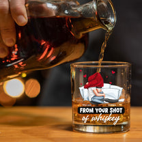 I Love Your Face When It's Between My Legs - Personalized Whiskey Glass