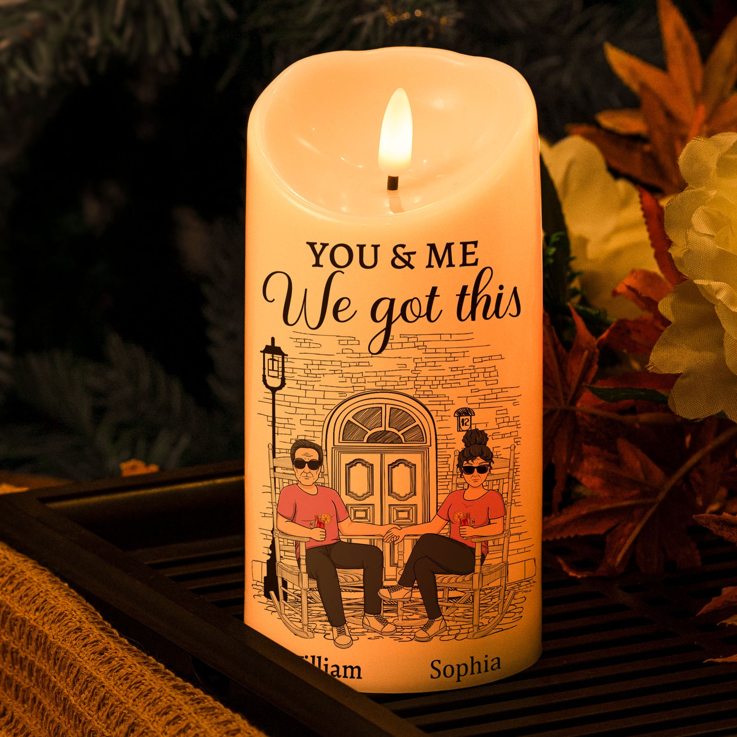 I Loved You Then, I Love You Still - Personalized LED Candle