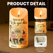 I Loved You Then, I Love You Still - Personalized LED Candle