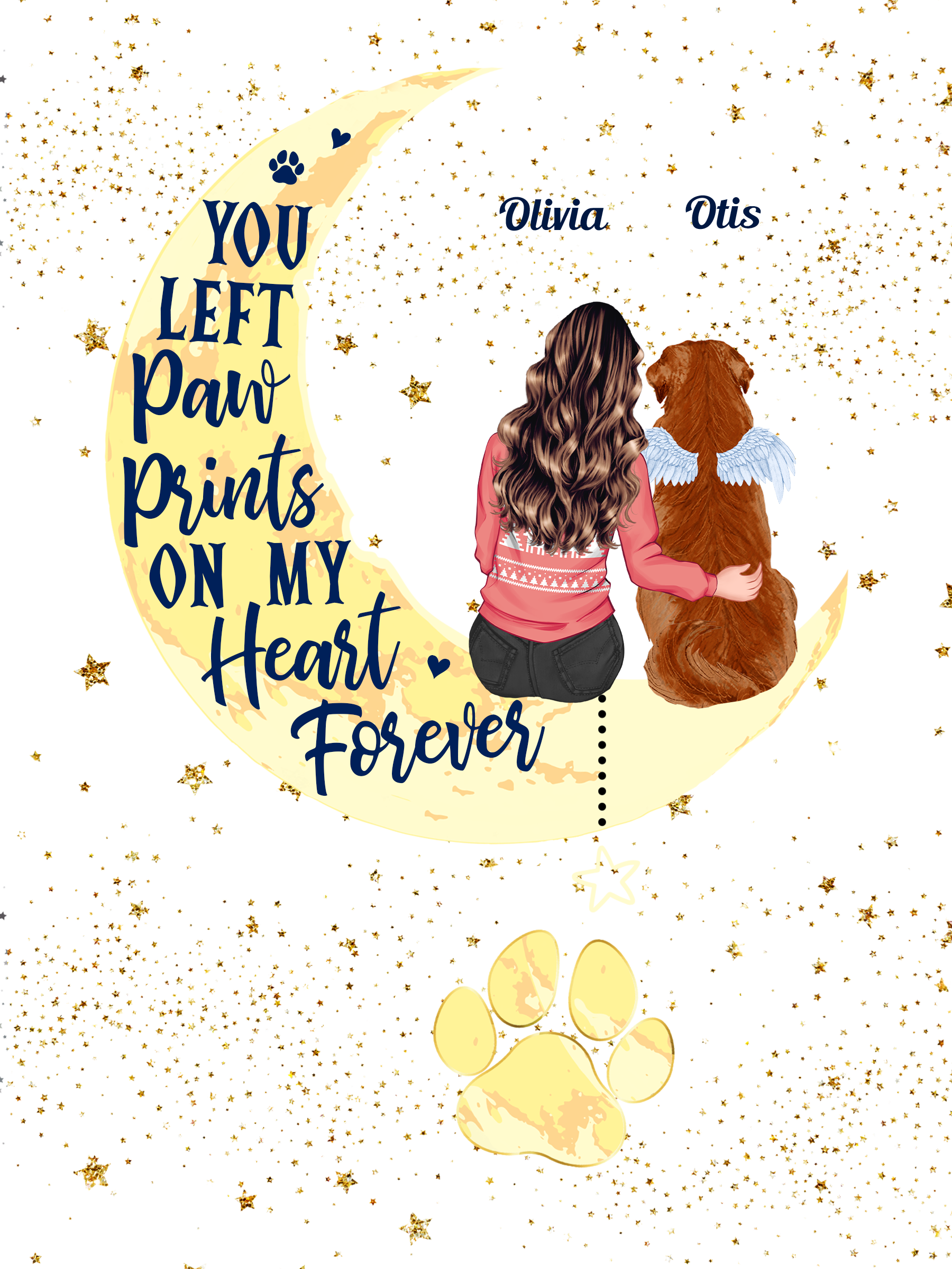 I Loved You Your Whole Life Pet Loss Gift - Personalized Acrylic Plaque