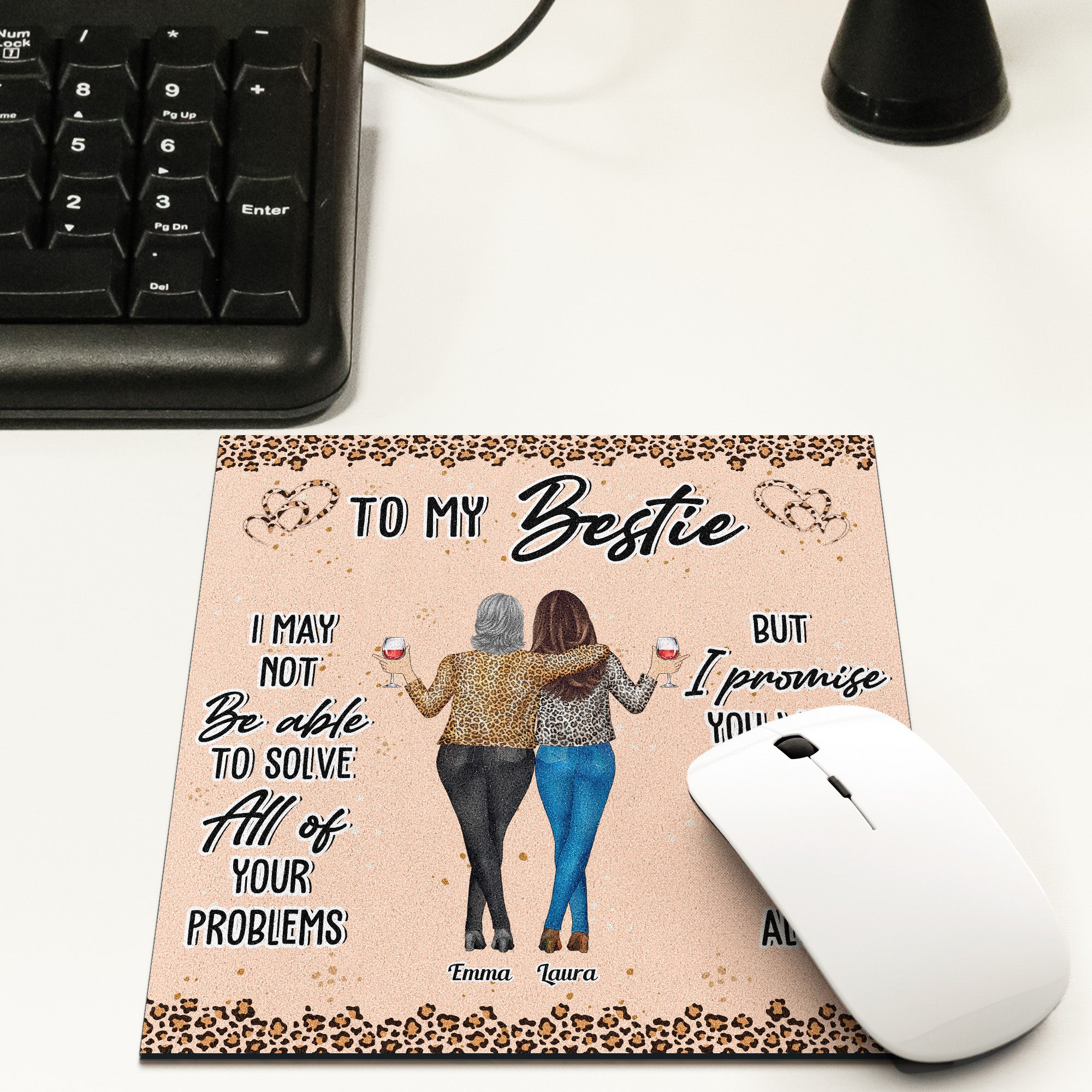 I May Not Be Able To Solve All Of Your Problems - Custom Shape Mouse Pad