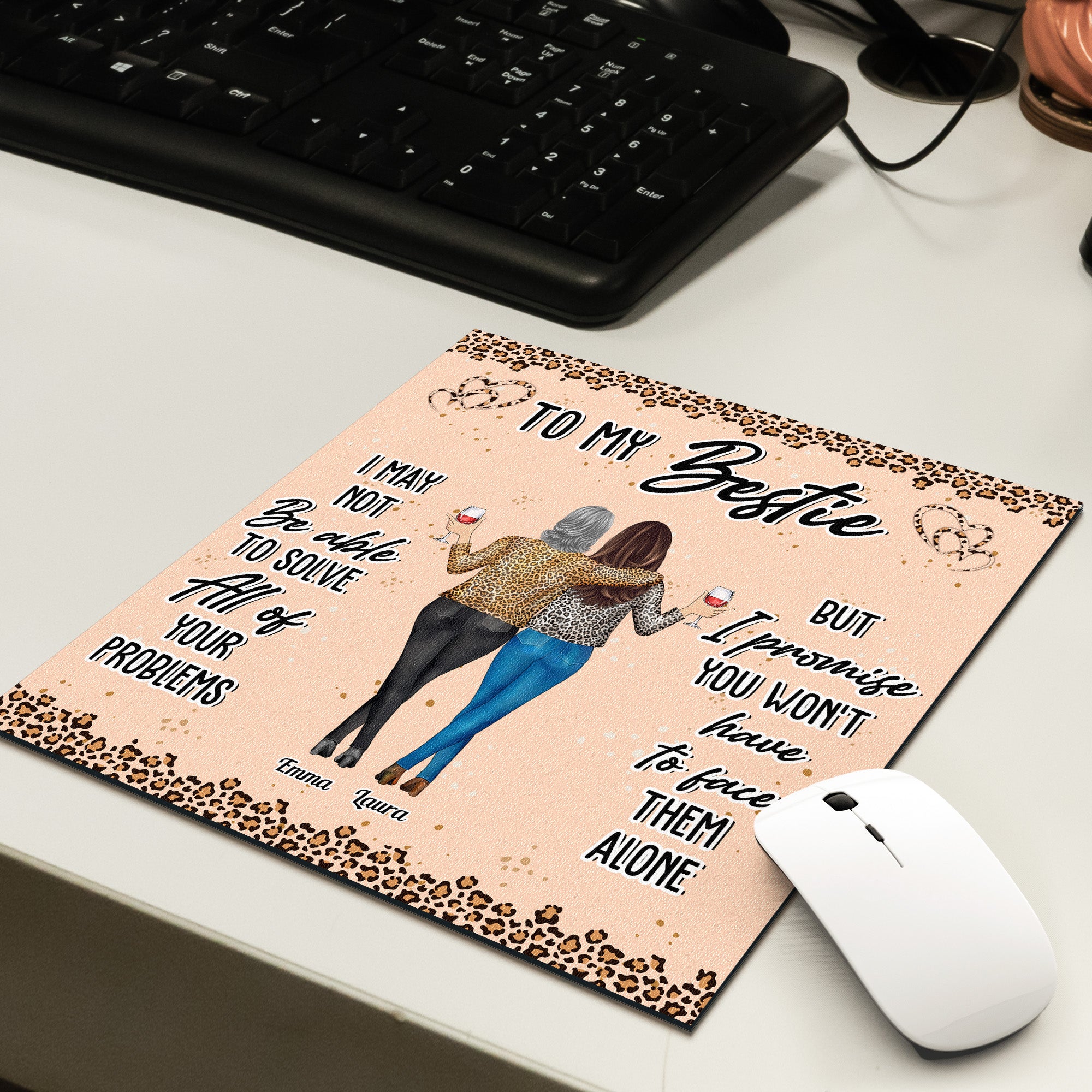 I May Not Be Able To Solve All Of Your Problems - Custom Shape Mouse Pad
