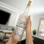 I Met You I Liked You I Love You Couple Anniversary Gift - Personalized Bottle Lamp