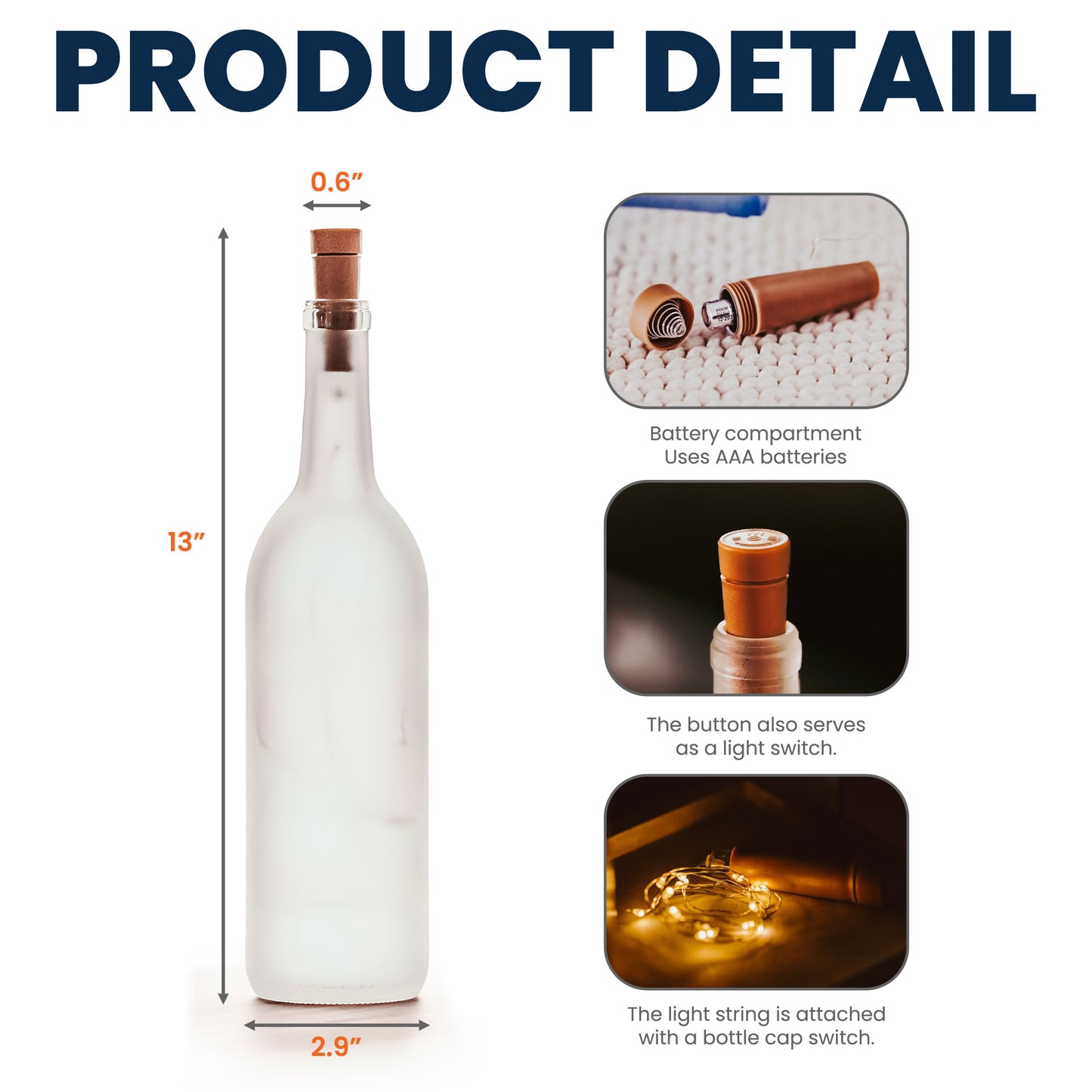 I Met You I Liked You I Love You Couple Anniversary Gift - Personalized Bottle Lamp