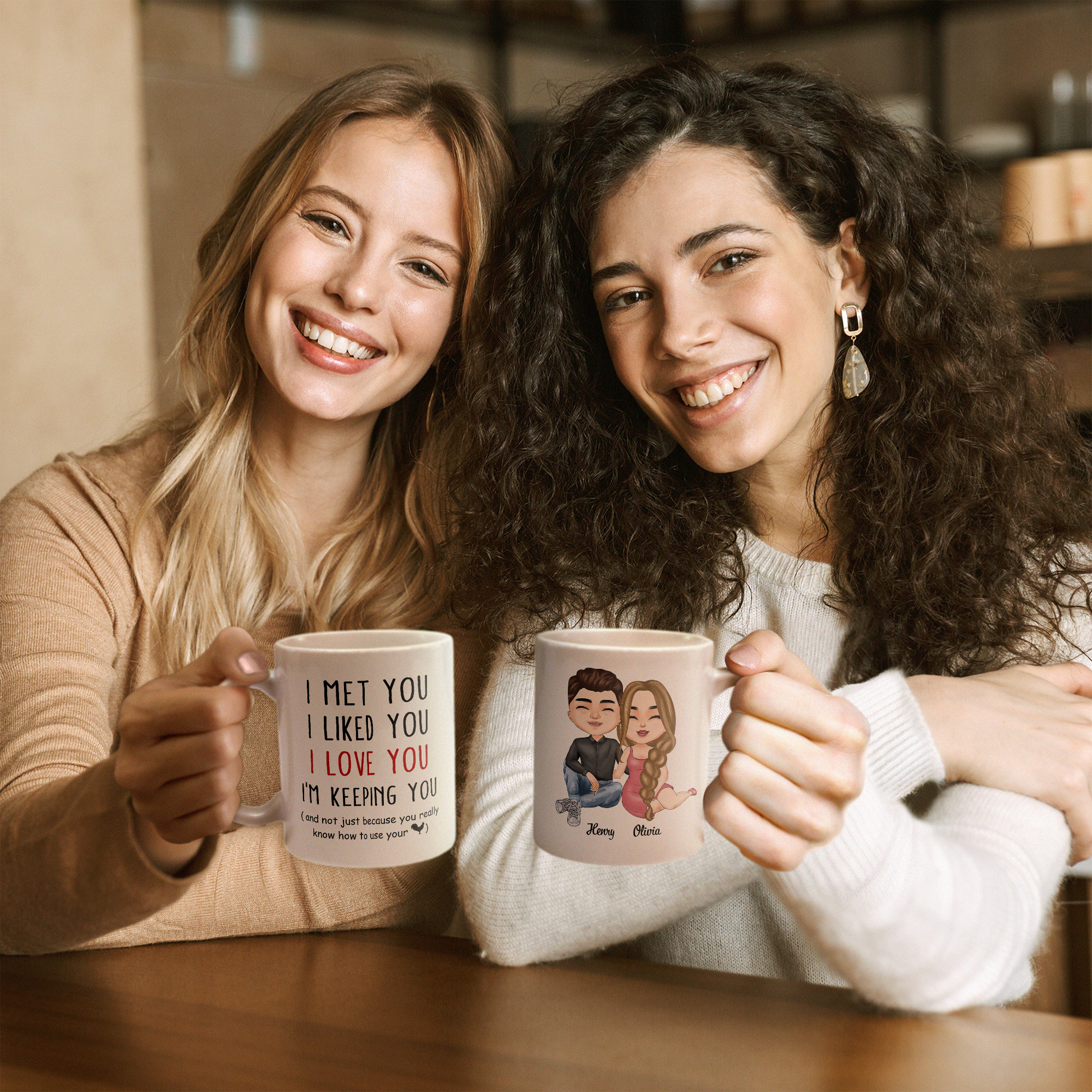 I Met You I Liked You I Love You I Am Keeping You - Personalized Mug - Anniversary, Valentine's Day Gift For Husband, BoyFriend, Fiancé