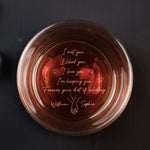 I Met You I Liked You I Love You - Personalized Engraved Whiskey Glass
