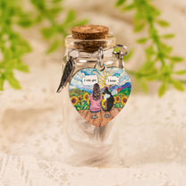 I Miss You - Dog Memorial - Personalized Pet Fur Memorial Jar