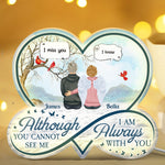 I Miss You I'm Always With You - Personalized Light Box
