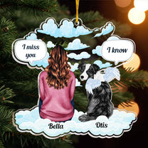 I Miss You - Personalized Acrylic Ornament