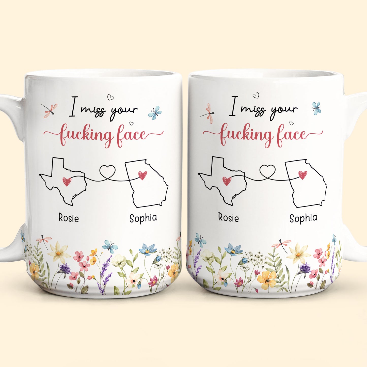 I Miss Your F*cking Face - Personalized Mug