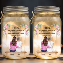 I Need To Say I Love You Mom - Personalized Mason Jar Light