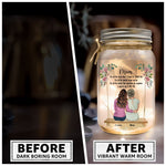 I Need To Say I Love You Mom - Personalized Mason Jar Light
