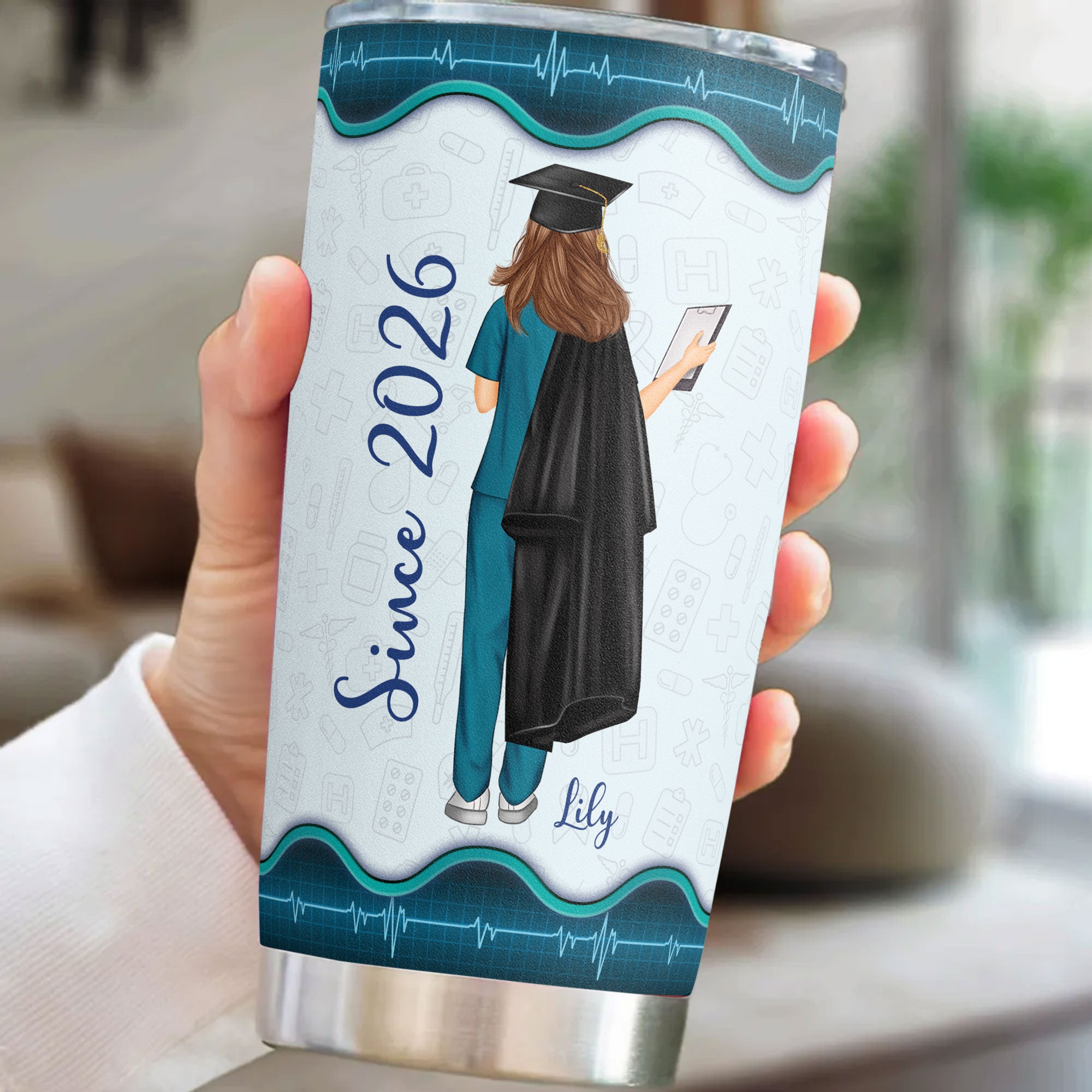 I Own It Forever The Title Nurse - Personalized Tumbler Cup