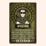 I Own It Forever The Title - Personalized Metal Sign