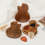 I Pick You And I'll Pick You - Personalized Wooden Guitar Pick Box