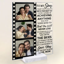 I Promise To Love You For The Rest Of Mine - Personalized Acrylic Photo Plaque