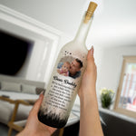 I Really Love You Daddy New Dad Gift - Personalized Photo Bottle Lamp
