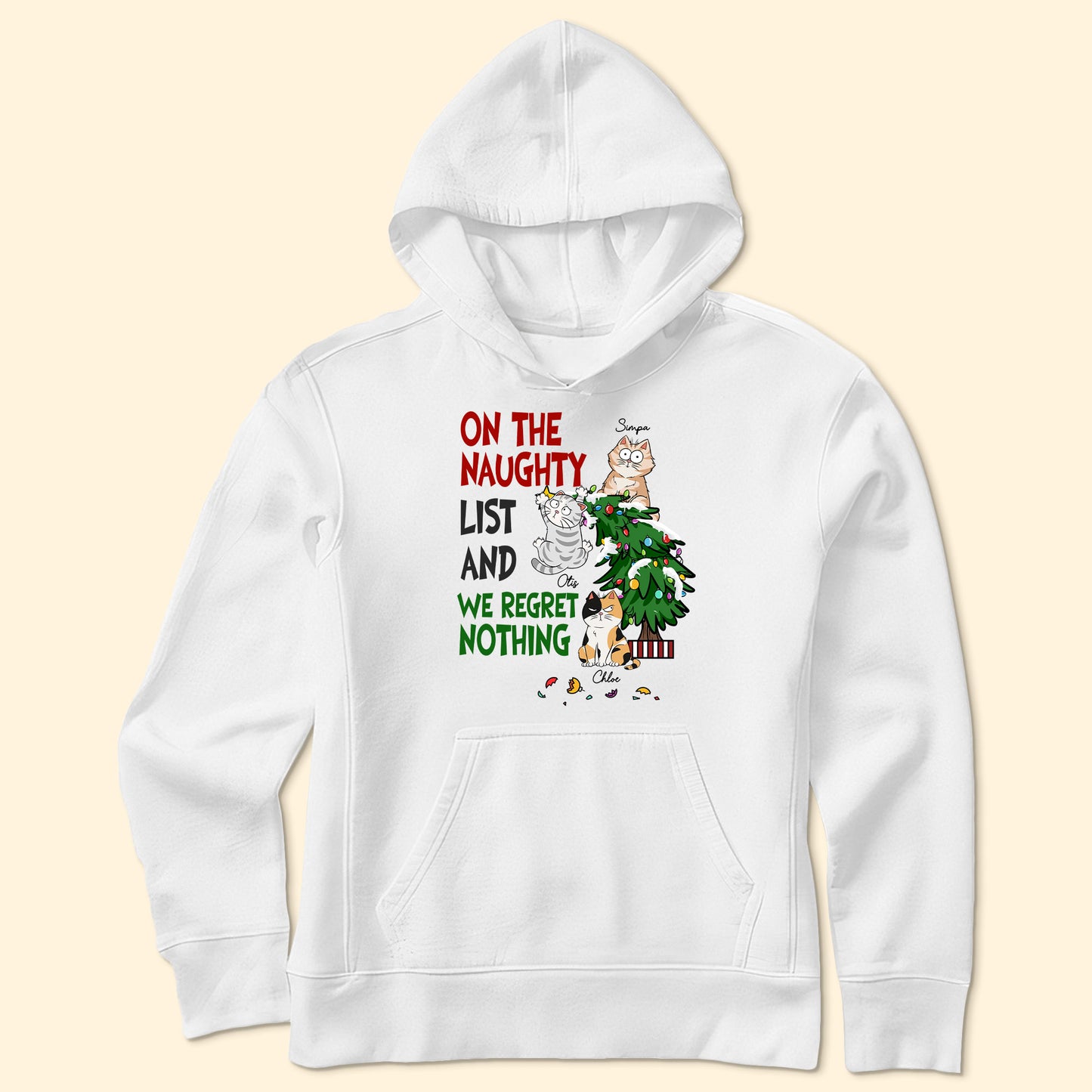 I Regret Nothing On The Naughty List - Personalized Shirt