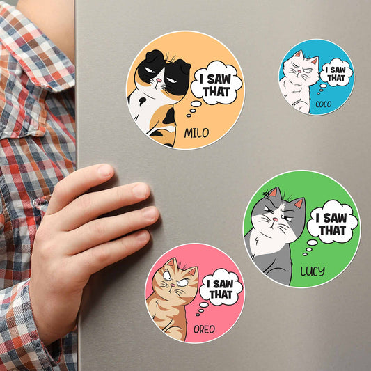 I Saw That - Personalized Magnet