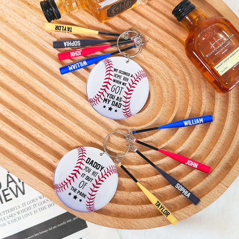 I Scored A Home Run - Personalized Keychain – Macorner