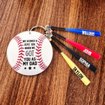 I Scored A Home Run - Personalized Keychain