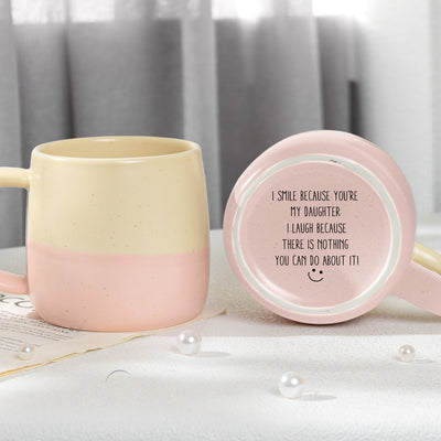 I Smile Because You're My Daughter - Personalized Mug
