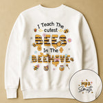 I Teach The Cutest Bees Teacher Custom Name- Personalized Shirt