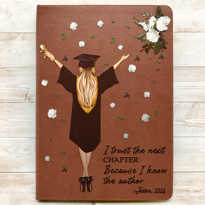 I Trust The Next Chapter - Personalized Leather Journal