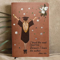 I Trust The Next Chapter - Personalized Leather Journal