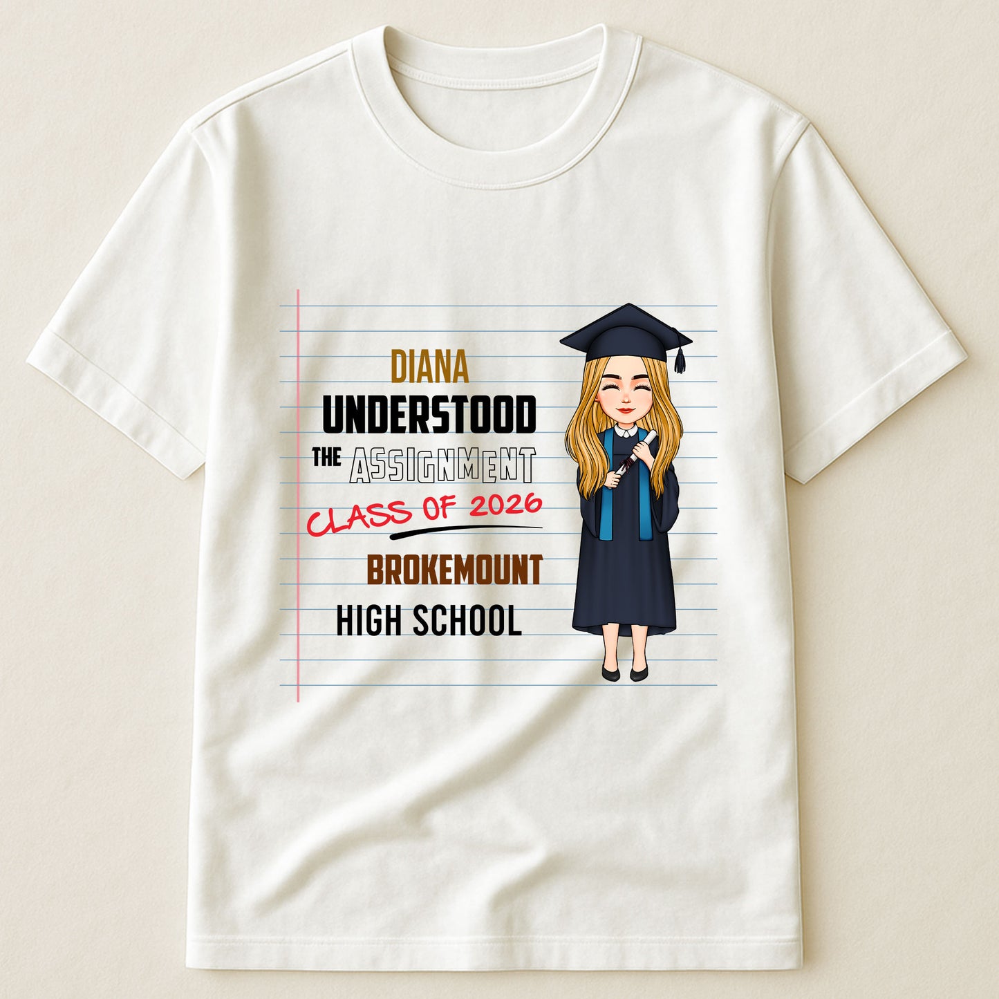 I Understood The Assignment - Personalized Shirt