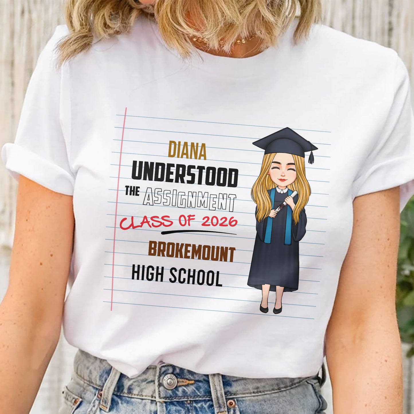 I Understood The Assignment - Personalized Shirt