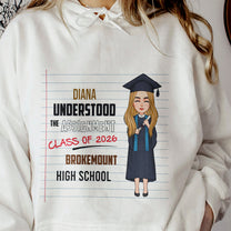 I Understood The Assignment - Personalized Shirt
