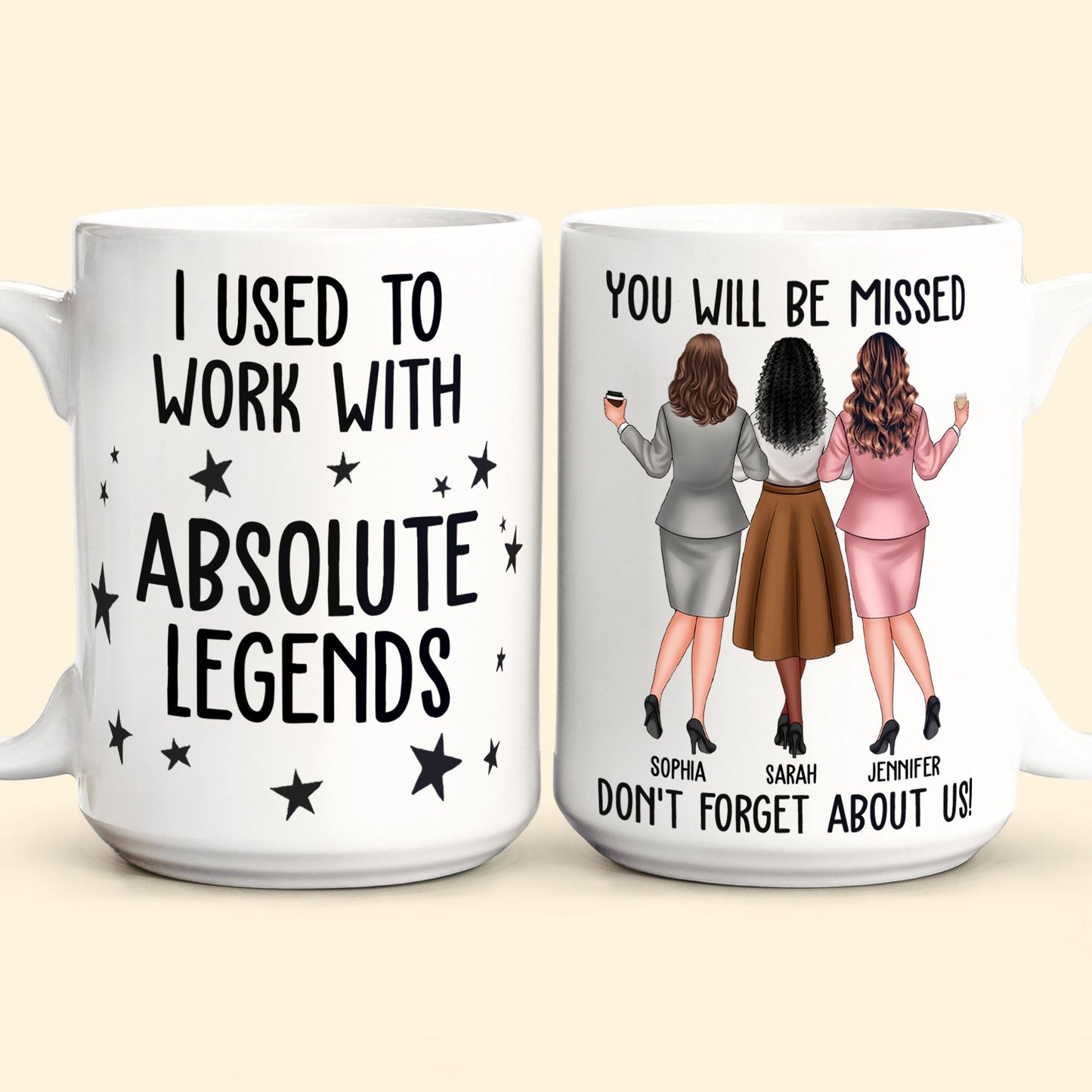 I Used To Work With Absolute Legends - Personalized Mug