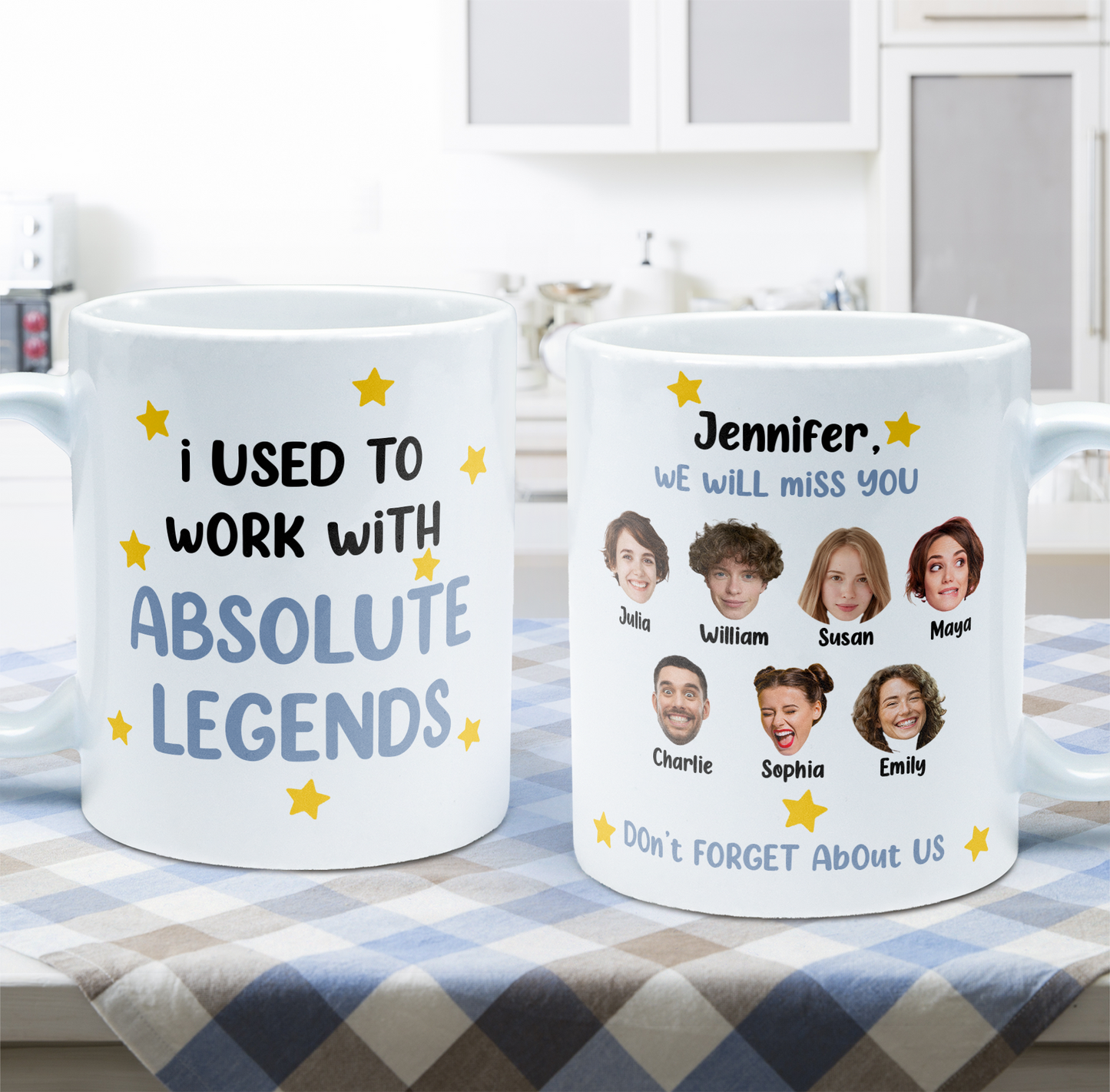 I Used To Work With Absolute Legends - Personalized Photo Mug