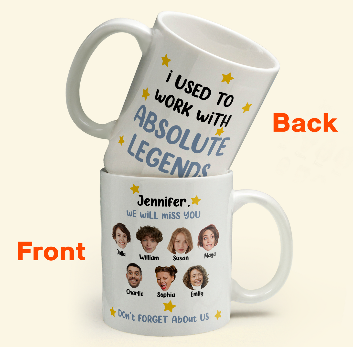 I Used To Work With Absolute Legends - Personalized Photo Mug