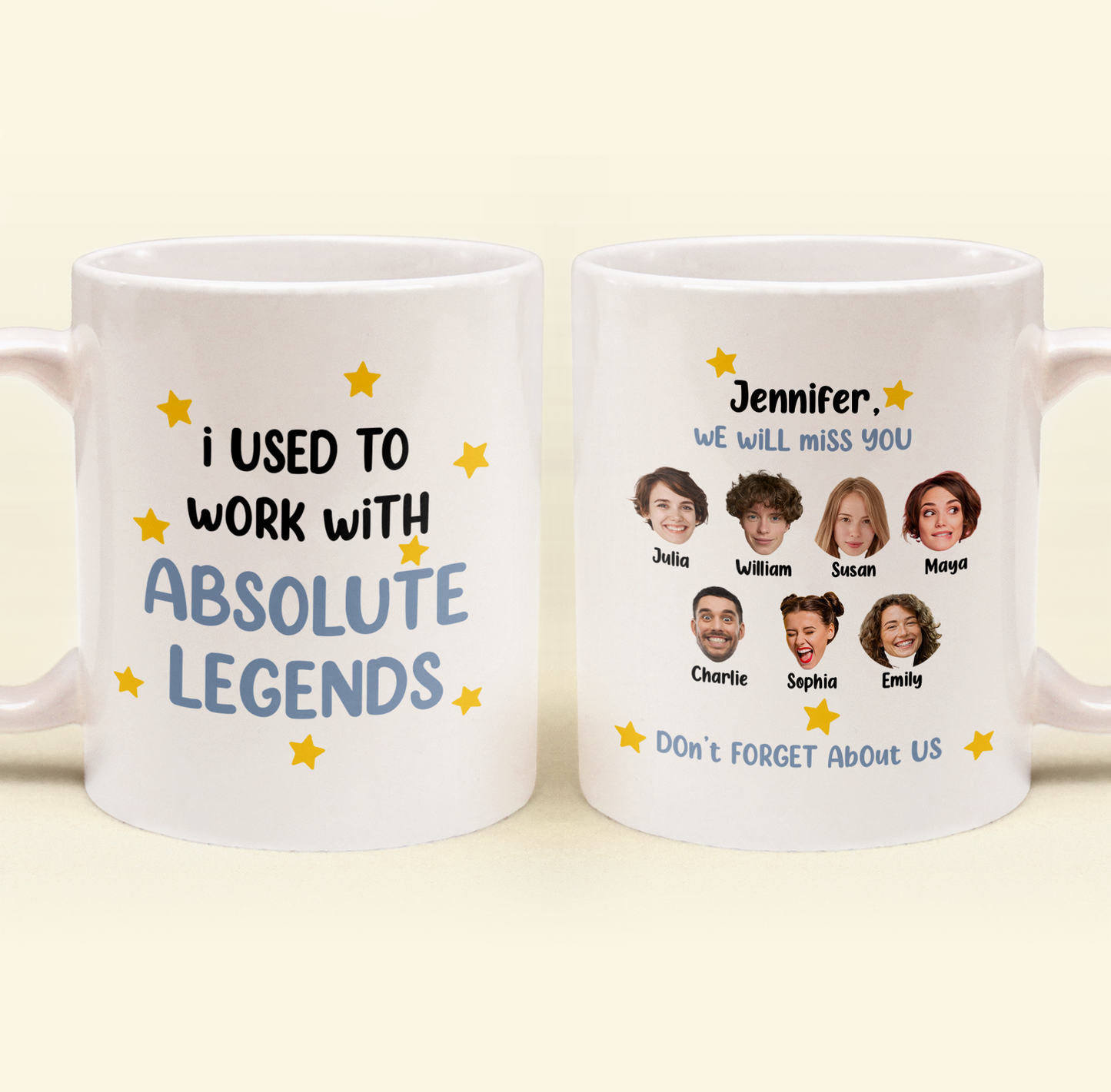 I Used To Work With Absolute Legends - Personalized Photo Mug