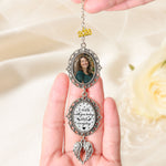 I Walk With You Today And Everyday - Custom Photo Graduation Tassel Charm