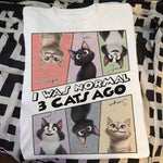 I Was Normal 3 Cats Ago - Personalized Shirt